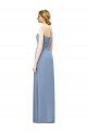 Strapless Long Chiffon Bridesmaid Dress with Sweetheart Neckline