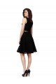 Two Piece Short Lace Cocktail Bridesmaid Dress with Jewel Neckline