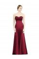 Sweetheart Neckline Bridemaid Dress with Hips Seamed Detail