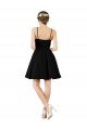 Halter Neck Short Knee Length Satin Cocktail Bridesmaid Dress