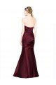 Mermaid Sweetheart Soft Formal Satin Bridesmaid Dress / Prom Dress with Pleats