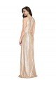 Floor Length Halter Neck Sparkling Formal Sequin Bridesmaid Dress / Prom Dress with Pleats