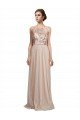 Sweetheart Tulle Bridesmaid Dress with High Neck Illusion Bodice