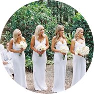 White Bridesmaid Dresses Canada